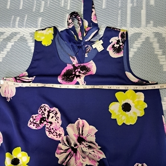 J.CREW Floral Tie back Blouse - Picture 9 of 10
